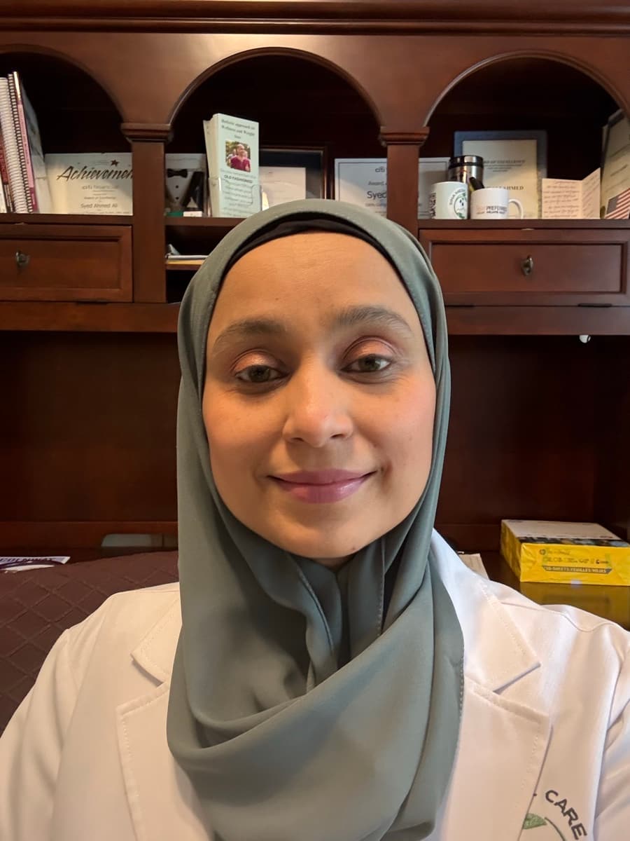 Dr. Syeda Farheen Ali — Sina Medical Direct Primary Care
