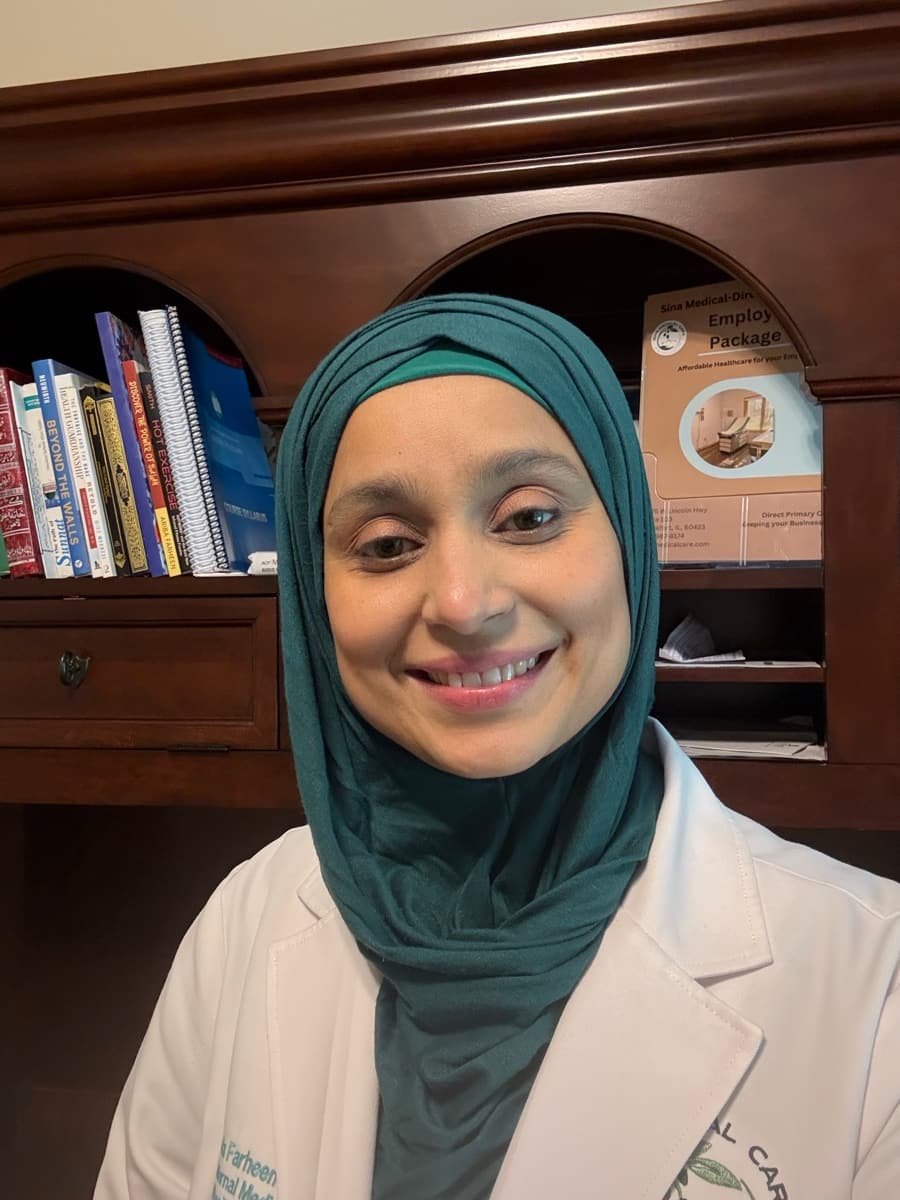Dr. Syeda Farheen Ali — Sina Medical Direct Primary Care