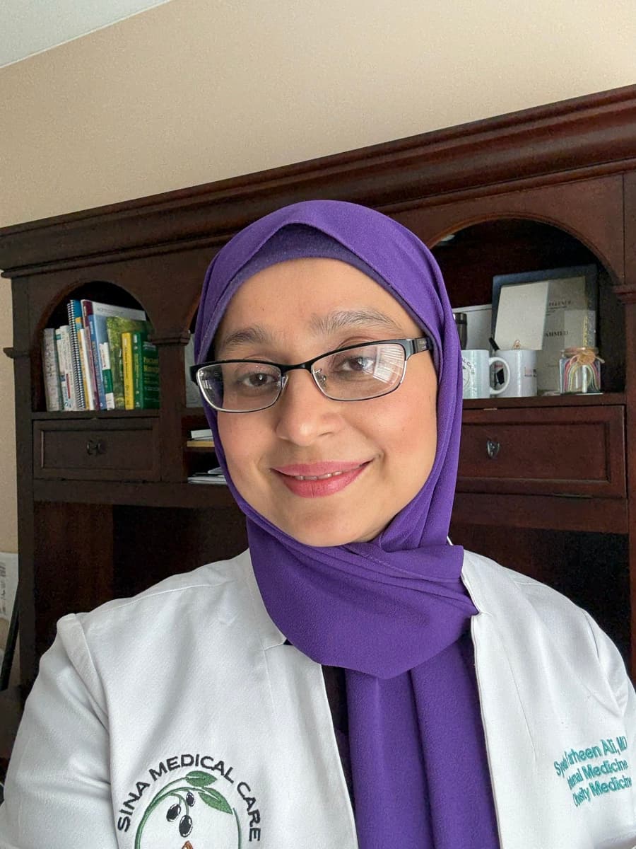 Dr. Syeda Farheen Ali — Sina Medical Direct Primary Care